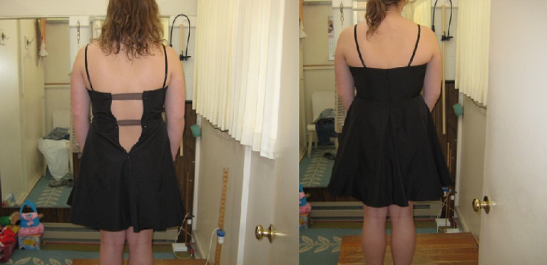 Before and after tailoring example 9