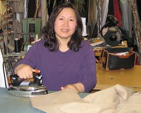 Hye Chong Yi, co-owner of The Sewing Shop